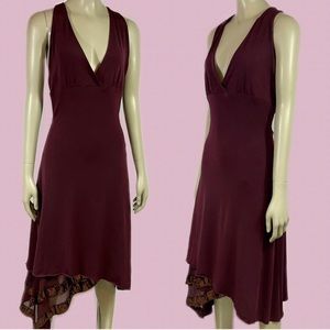 Y2K Asymetric Sequin Midi Dress